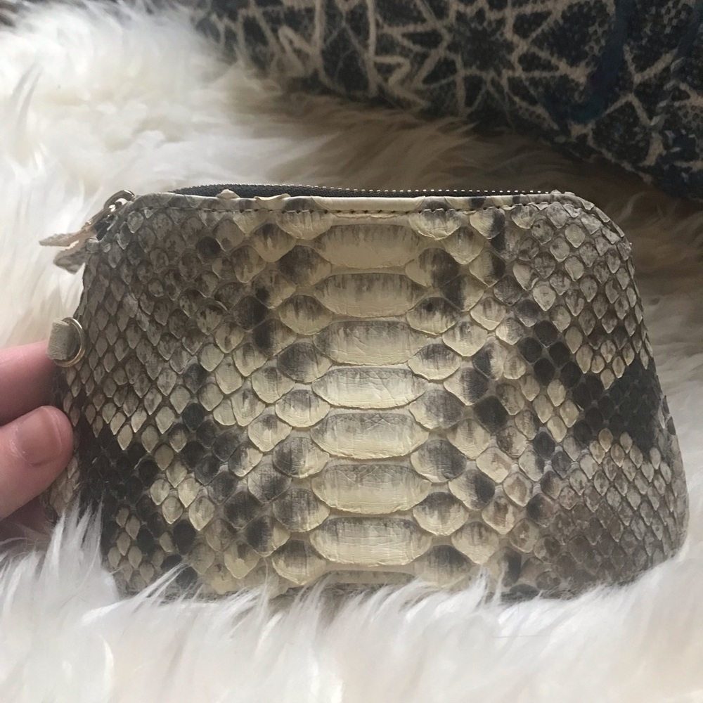 High end Genuine Python pouch/wallet. Brand New!